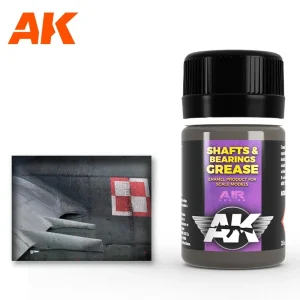 AK Interactive Weathering: Grease Shafts & Bearings 35ml Enamel Paint (AK2032)