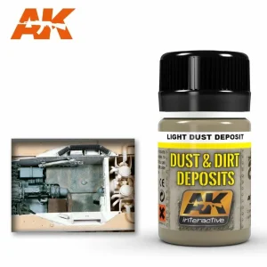 AK Interactive Weathering: Light Dust Deposit 35ml Enamel Paint (AK4062)