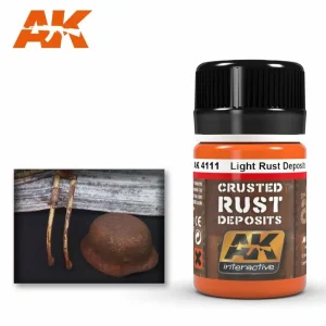 AK Interactive Weathering: Light Rust Deposit 35ml Enamel Paint (AK4111)
