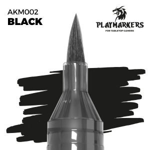 AK Interactive Playmarkers: Black - Acrylic Paint Marker - AKM002