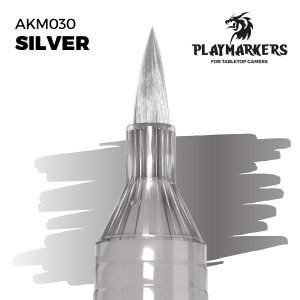 AK Interactive Playmarkers: Silver - Acrylic Paint Marker - AKM030