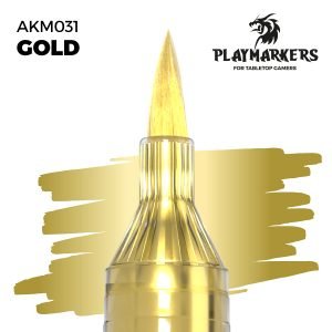 AK Interactive Playmarkers: Gold - Acrylic Paint Marker - AKM031