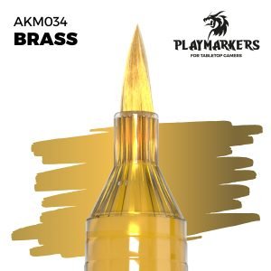 AK Interactive Playmarkers: Brass - Acrylic Paint Marker - AKM034