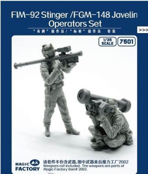 Magic Factory 1/35 Stinger/Javelin Operators Set (Resin) - 7501
