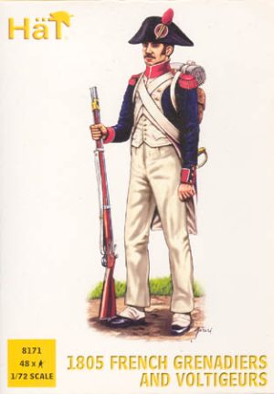 HaT 1:72 1805 French Grenadiers and Voltigeurs 8171