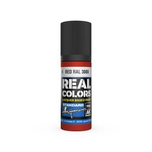 AK Interactive Real Colors: Red RAL 3000 - 17ml Lacquer Paint RC810