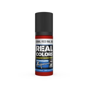 AK Interactive Real Colors: Signal Red RAL 3020 - 17ml Lacquer Paint RC811