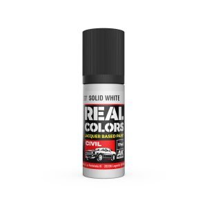 AK Interactive Real Colors: Solid White - 17ml Lacquer Paint RC827