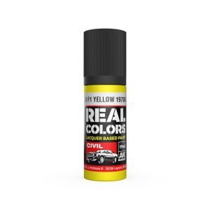AK Interactive Real Colors: French F1 Yellow 1970s-1980s - 17ml Lacquer Paint RC841