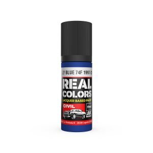 AK Interactive Real Colors: Rally Blue 74F 1997-2002 - 17ml Lacquer Paint RC845