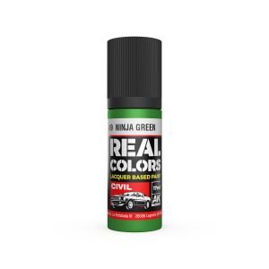 AK Interactive Real Colors: Ninja Green - 17ml Lacquer Paint RC849