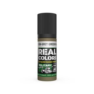 AK Interactive Real Colors: Graugrun-Grey Green RAL 7008 - 17ml Lacquer Paint RC853