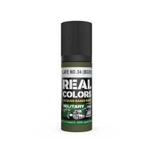 AK Interactive Real Colors: Slate No.34 (BS381) - 17ml Lacquer Paint RC867