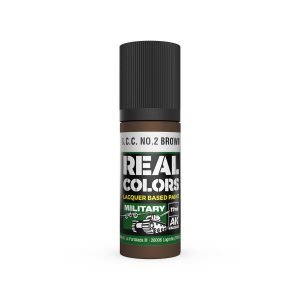 AK Interactive Real Colors: S.C.C. No.2 Brown - 17ml Lacquer Paint RC874