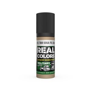 AK Interactive Real Colors: CARC Tan 686A FS 33446 - 17ml Lacquer Paint RC885