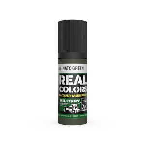 AK Interactive Real Colors: NATO Green - 17ml Lacquer Paint RC886