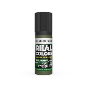 AK Interactive Real Colors: Field Green FS 34097 - 17ml Lacquer Paint RC904
