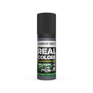 AK Interactive Real Colors: Medium Gunship Grey FS 36118 - 17ml Lacquer Paint RC913
