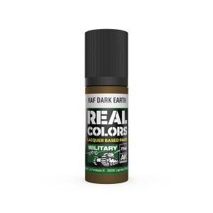 AK Interactive Real Colors: RAF Dark Earth - 17ml Lacquer Paint RC961