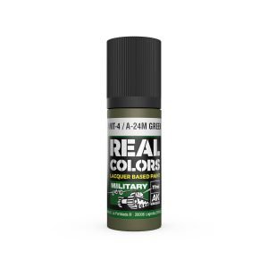 AK Interactive Real Colors: AMT-4 / A-24M Green - 17ml Lacquer Paint RC975