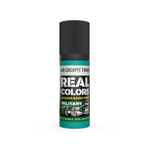 AK Interactive Real Colors: Russian Cockpit Torquoise - 17ml Lacquer Paint RC980