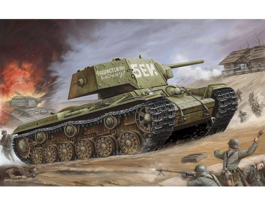 Trumpeter 1/35 Russian KV-1's Ehnkranami 00357