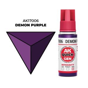 AK Interactive Quick Gen: Demon Purple - 18ml Acrylic Paint AK17006