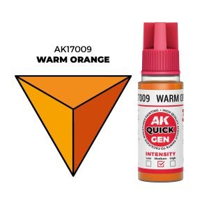 AK Interactive Quick Gen: Warm Orange - 18ml Acrylic Paint AK17009