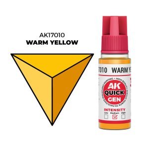 AK Interactive Quick Gen: Warm Yellow - 18ml Acrylic Paint AK17010