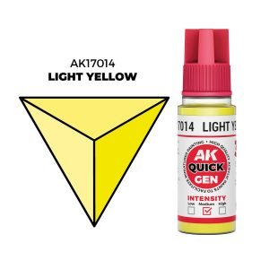 AK Interactive Quick Gen: Light Yellow - 18ml Acrylic Paint AK17014