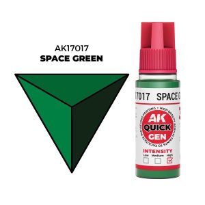 AK Interactive Quick Gen: Space Green - 18ml Acrylic Paint AK17017