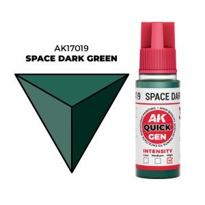 AK Interactive Quick Gen: Space Dark Green - 18ml Acrylic Paint AK17019