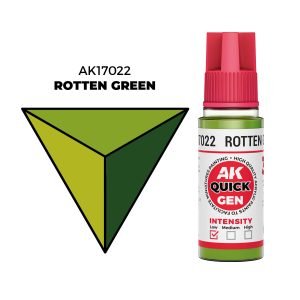 AK Interactive Quick Gen: Rotten Green - 18ml Acrylic Paint AK17022