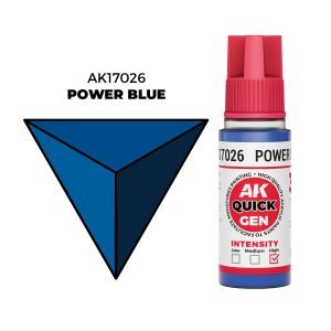 AK Interactive Quick Gen: Power Blue - 18ml Acrylic Paint AK17026