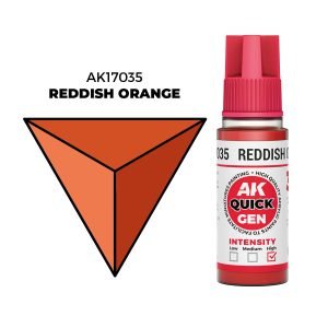 AK Interactive Quick Gen: Reddish Orange - 18ml Acrylic Paint AK17035