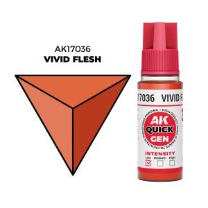 AK Interactive Quick Gen: Vivid Flesh - 18ml Acrylic Paint AK17036