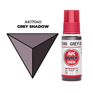 AK Interactive Quick Gen: Grey Shadow - 18ml Acrylic Paint AK17040