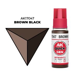 AK Interactive Quick Gen: Brown Black - 18ml Acrylic Paint AK17047