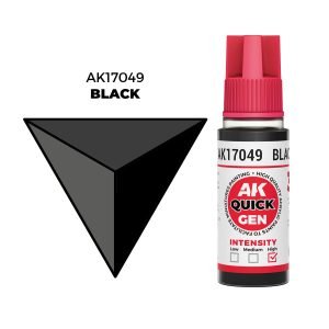 AK Interactive Quick Gen: Black - 18ml Acrylic Paint AK17049