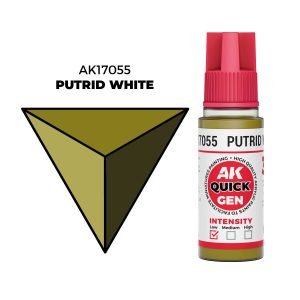 AK Interactive Quick Gen: Putrid White - 18ml Acrylic Paint AK17055