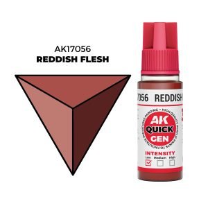 AK Interactive Quick Gen: Reddish Flesh - 18ml Acrylic Paint AK17056