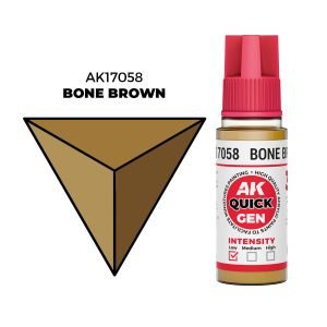AK Interactive Quick Gen: Bone Brown - 18ml Acrylic Paint AK17058