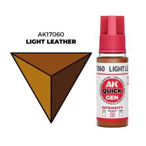 AK Interactive Quick Gen: Light Leather - 18ml Acrylic Paint AK17060