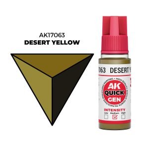 AK Interactive Quick Gen: Desert Yellow - 18ml Acrylic Paint AK17063
