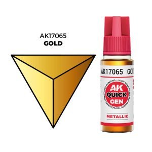 AK Interactive Quick Gen: Gold - 18ml Acrylic Paint AK17065