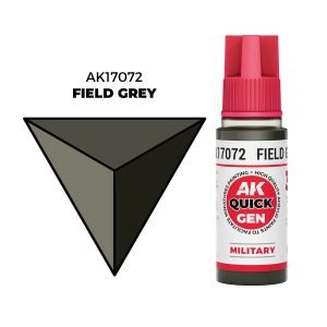 AK Interactive Quick Gen: Field Grey - 18ml Acrylic Paint AK17072