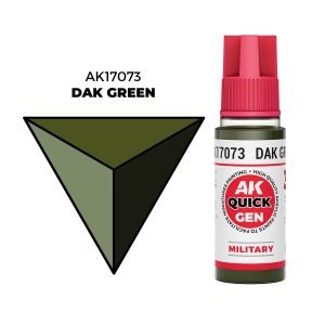 AK Interactive Quick Gen: DAK Green - 18ml Acrylic Paint AK17073