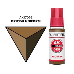 AK Interactive Quick Gen: British Uniform - 18ml Acrylic Paint AK17076