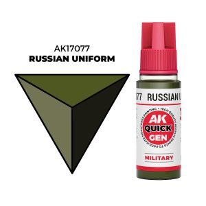 AK Interactive Quick Gen: Russian Uniform - 18ml Acrylic Paint AK17077