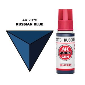 AK Interactive Quick Gen: Russian Blue - 18ml Acrylic Paint AK17078